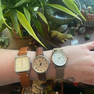 Brown Leather Fossil Watch